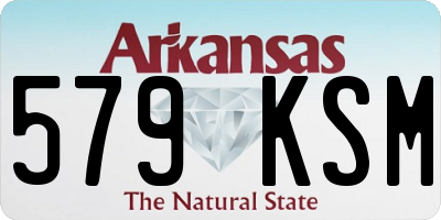 AR license plate 579KSM
