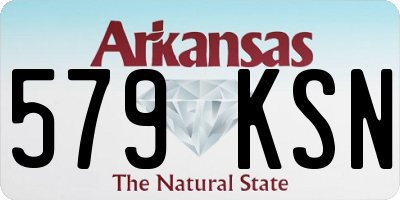 AR license plate 579KSN