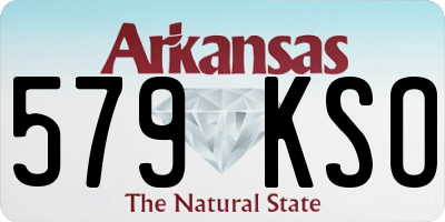 AR license plate 579KSO