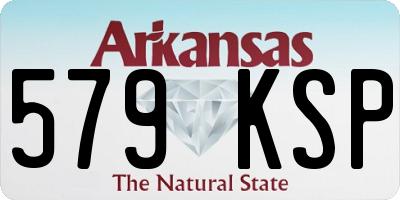 AR license plate 579KSP