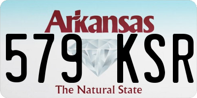 AR license plate 579KSR
