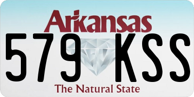 AR license plate 579KSS