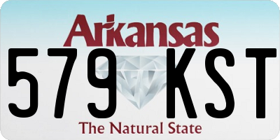 AR license plate 579KST
