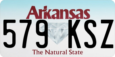 AR license plate 579KSZ