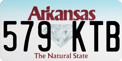 AR license plate 579KTB