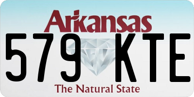 AR license plate 579KTE