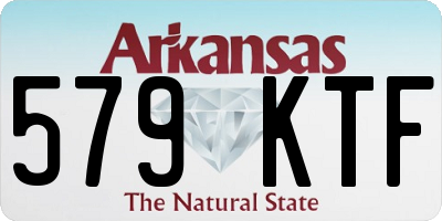 AR license plate 579KTF