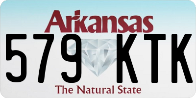 AR license plate 579KTK