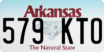 AR license plate 579KTO