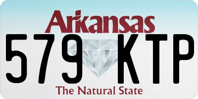 AR license plate 579KTP