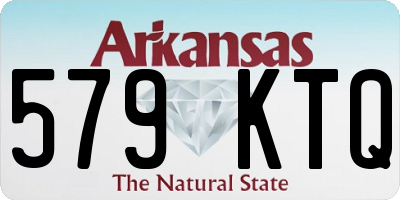 AR license plate 579KTQ