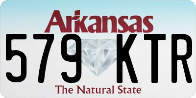 AR license plate 579KTR