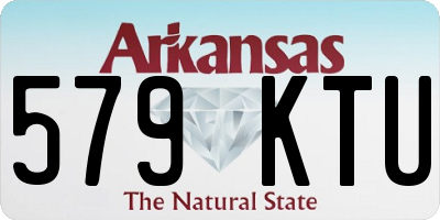 AR license plate 579KTU