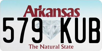 AR license plate 579KUB