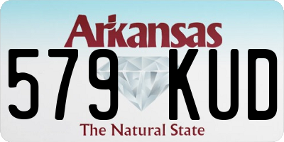 AR license plate 579KUD