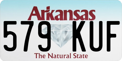 AR license plate 579KUF