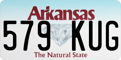 AR license plate 579KUG
