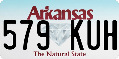 AR license plate 579KUH