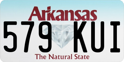 AR license plate 579KUI