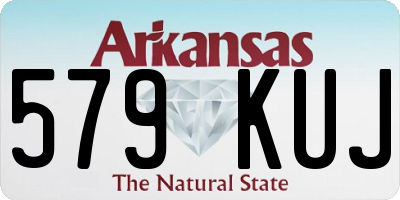 AR license plate 579KUJ