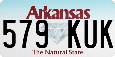 AR license plate 579KUK