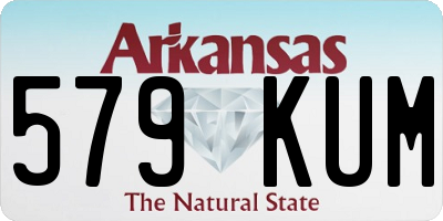 AR license plate 579KUM