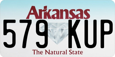 AR license plate 579KUP