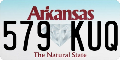 AR license plate 579KUQ