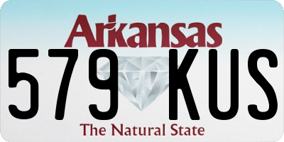 AR license plate 579KUS