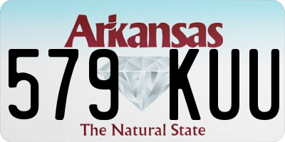 AR license plate 579KUU