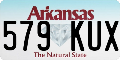 AR license plate 579KUX