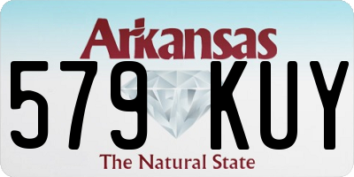 AR license plate 579KUY