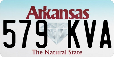 AR license plate 579KVA