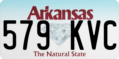 AR license plate 579KVC