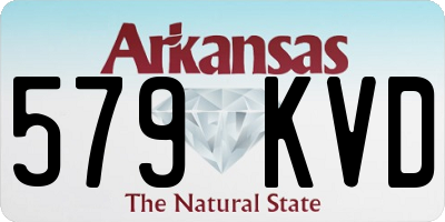 AR license plate 579KVD