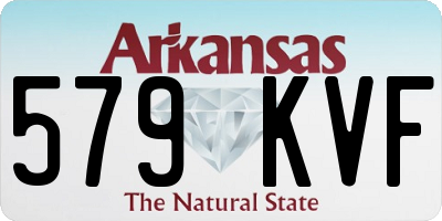 AR license plate 579KVF