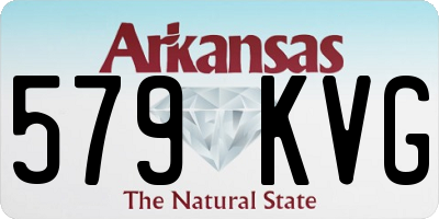 AR license plate 579KVG