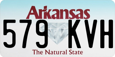 AR license plate 579KVH
