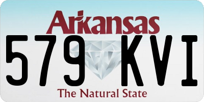 AR license plate 579KVI