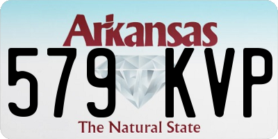 AR license plate 579KVP