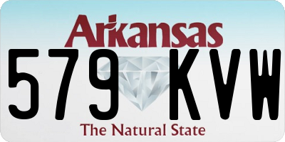AR license plate 579KVW