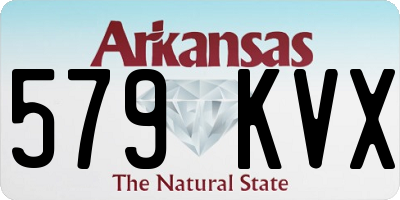 AR license plate 579KVX