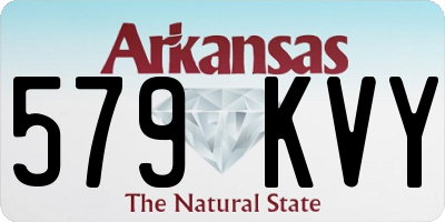 AR license plate 579KVY