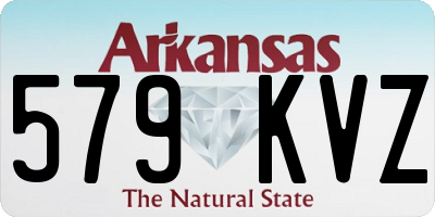 AR license plate 579KVZ