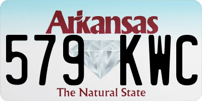 AR license plate 579KWC
