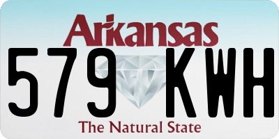 AR license plate 579KWH