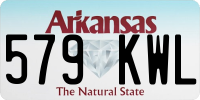 AR license plate 579KWL