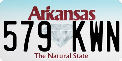 AR license plate 579KWN