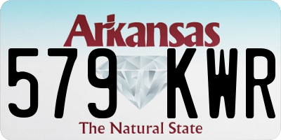 AR license plate 579KWR