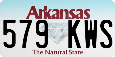 AR license plate 579KWS